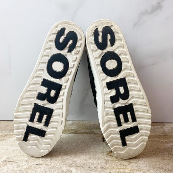 Sorel Black Campsneak slip on leather sneaker - Picture 4 of 4